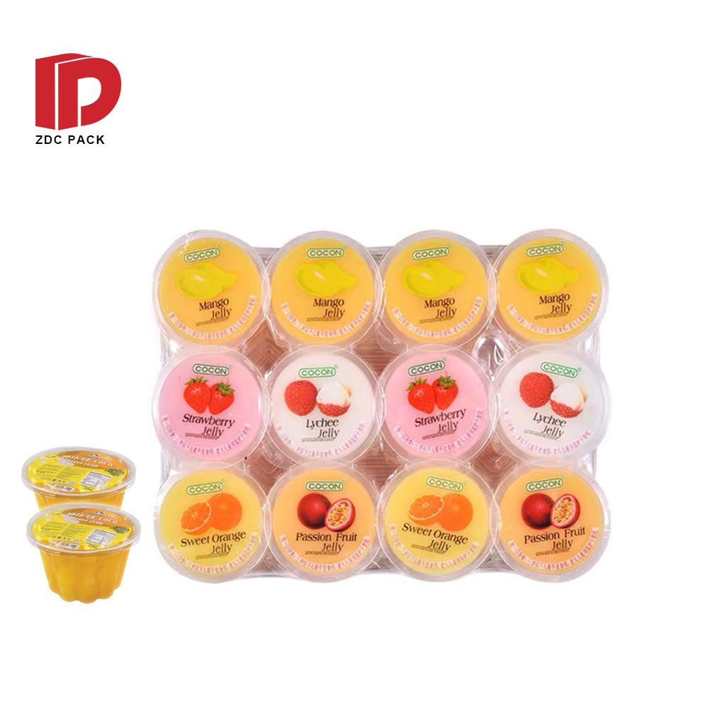 Lidding Film Custom Print Easy Peel Off Jelly Cup Lidding Packaging Roll Film Beverage