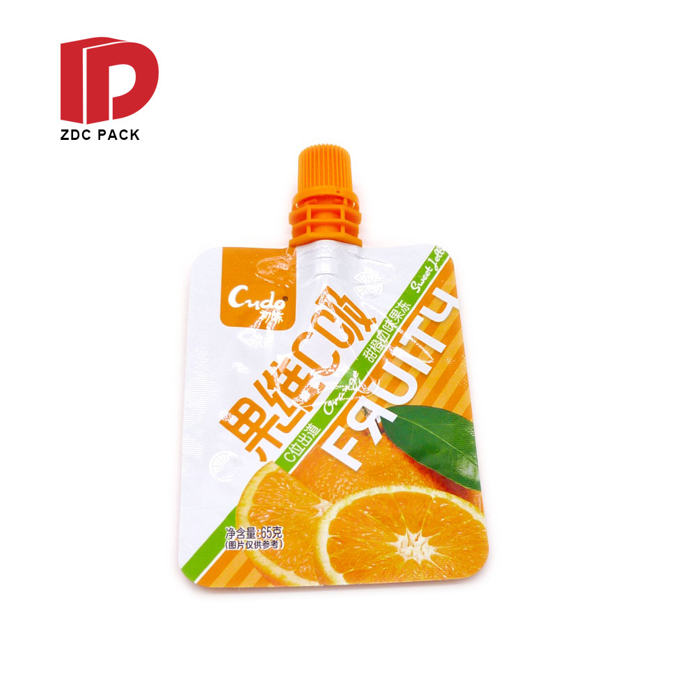 Flexible Liquid Hand Sanitizer Gel Pouch plastic drink packaging bag spout pouch