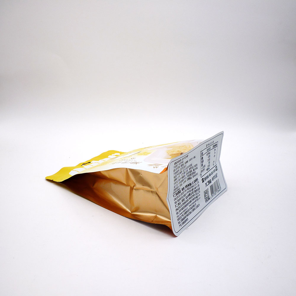 Clear plastic bag with flat bottom aluminium polypropylene pouches