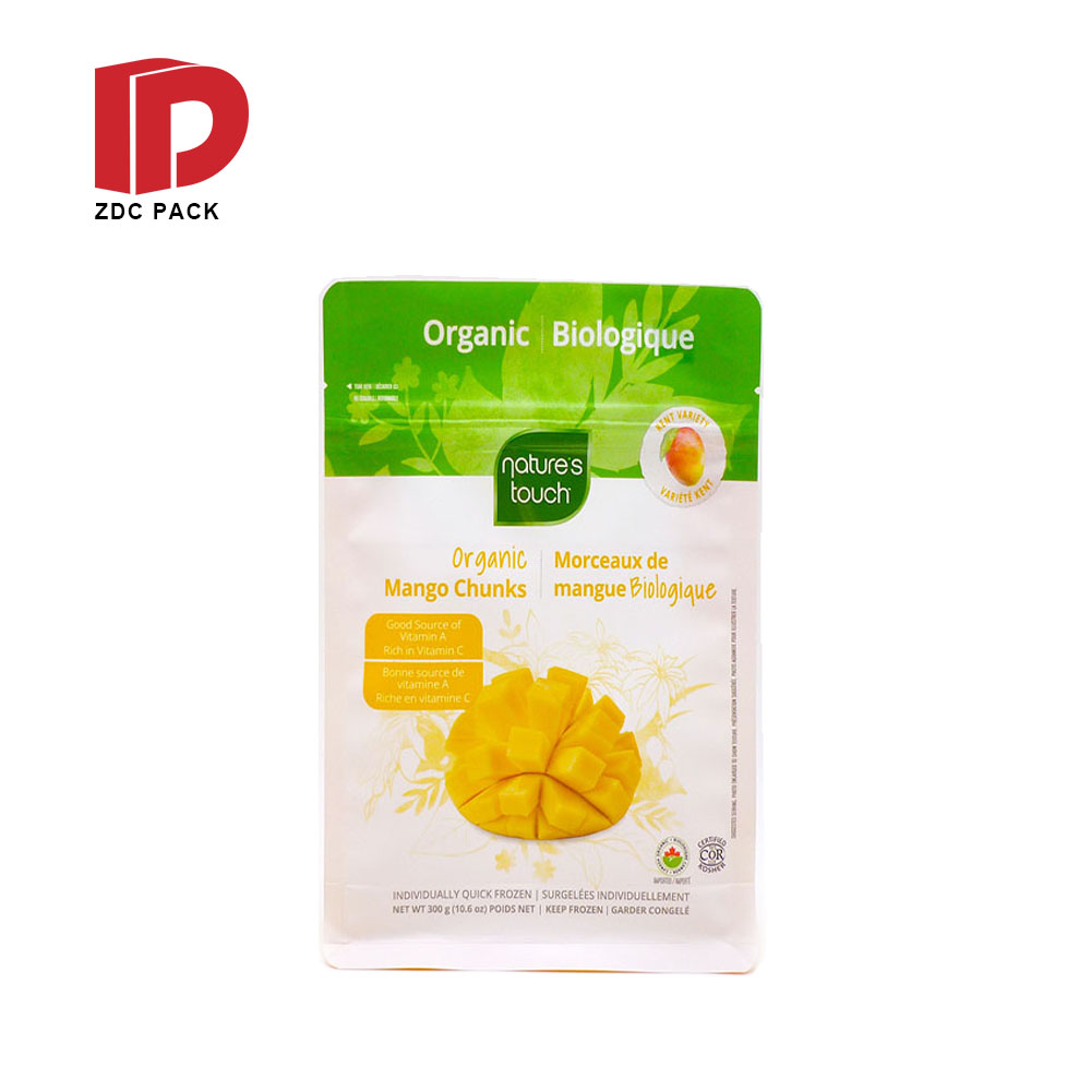 Stand up packaging pouch with zipper plastic bags dried fruit packaging bag