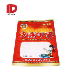 MOQ small sachets one side clear custom mylar plastic bags with zipper